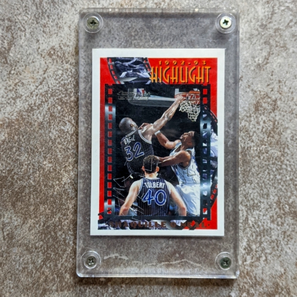 Shaquille O'Neal 1992-93 HighlightRookie year card